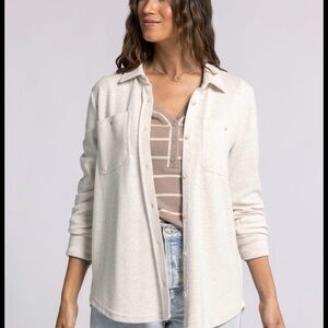 Thread & Supply Lewis Shirt in Heather Oatmeal